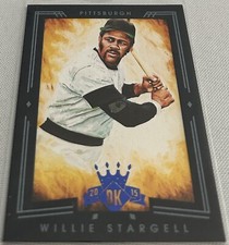 2015 Diamond Kings Baseball Willie Stargell Pittsburgh Pirates Framed Blue #d 99