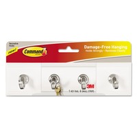 Command Key Rail Hook White/silver Command Key Rail Hook White/silver
