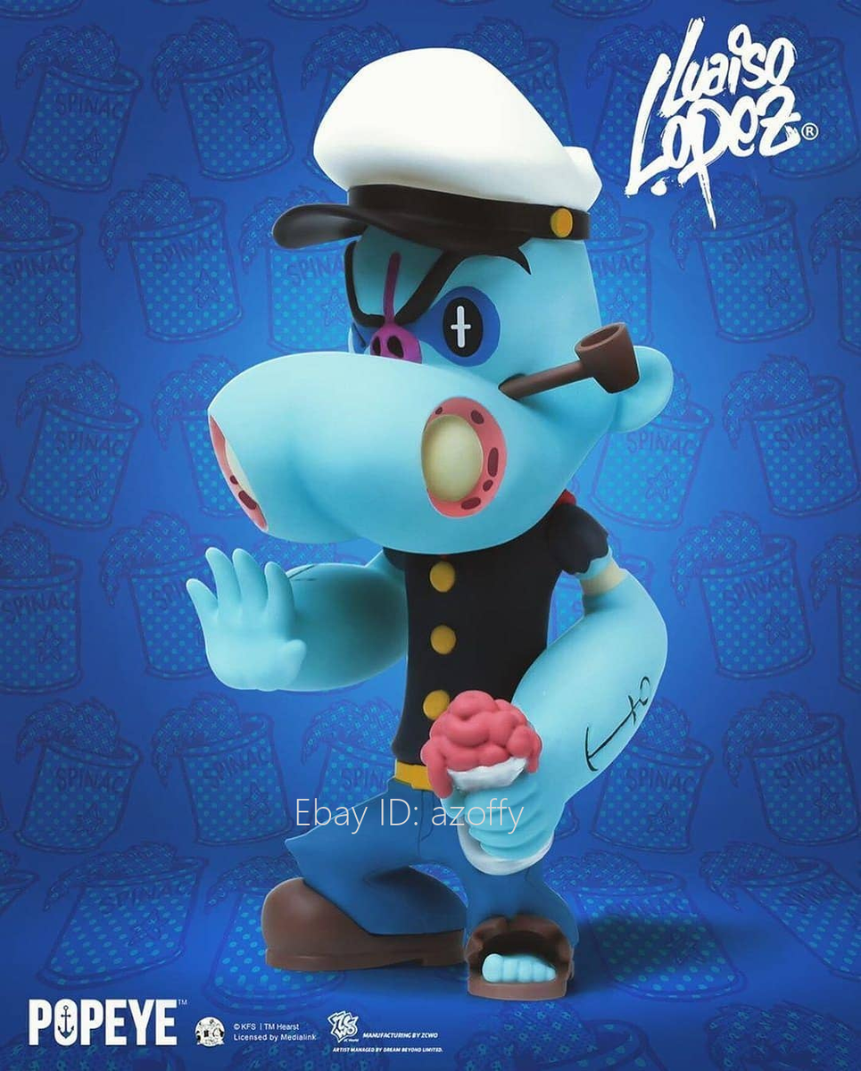ZCWO X Luaiso Loprz Zombie Popeye ポパイ ZCWO X Luaiso Loprz Zombie Popeye 90th Anniversary