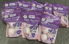 8Packs Bath Bombs Soothing relaxing LAVENDER.3balls Each Pack