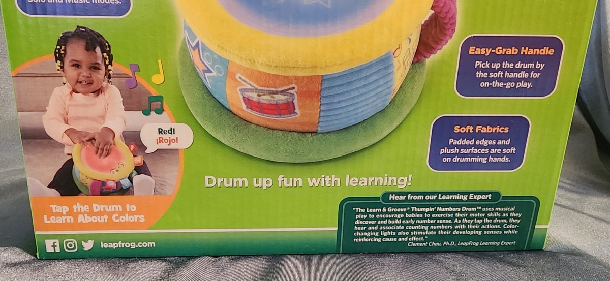 BRAND NEW Leap Frog Learn Groove Thumpin' Numbers Drum