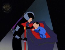 Superman Animated Series-Original Cel-Lara-El/Baby Clark-Last Son Of Krypton 1
