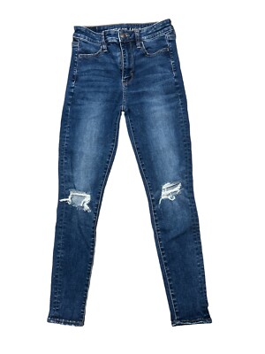 American Eagle Outfitters AEO NE(X)T LEVEL STRETCH Jeans Size 2 Denim
