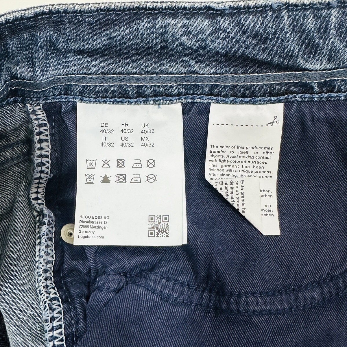 Hugo Boss Candiani Denim Blue Stretch Jeans Maine Regular Hugo Boss Candiani Denim Blue Stretch Jeans Maine Regular