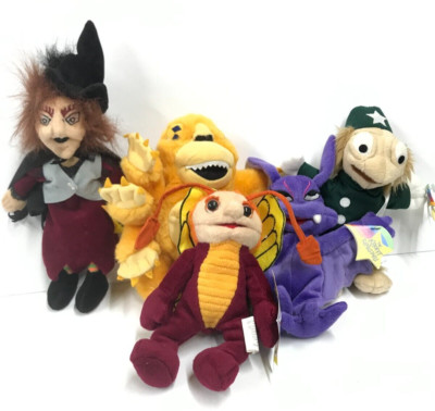 Sid & Marty Krofft - The Krofft Superstars 1999 Bean Bags - 5 Character Set  NEW