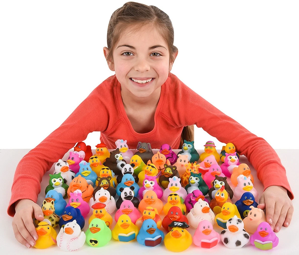 Rhode Island Novelty Assorted Rubber Ducks Set of 100