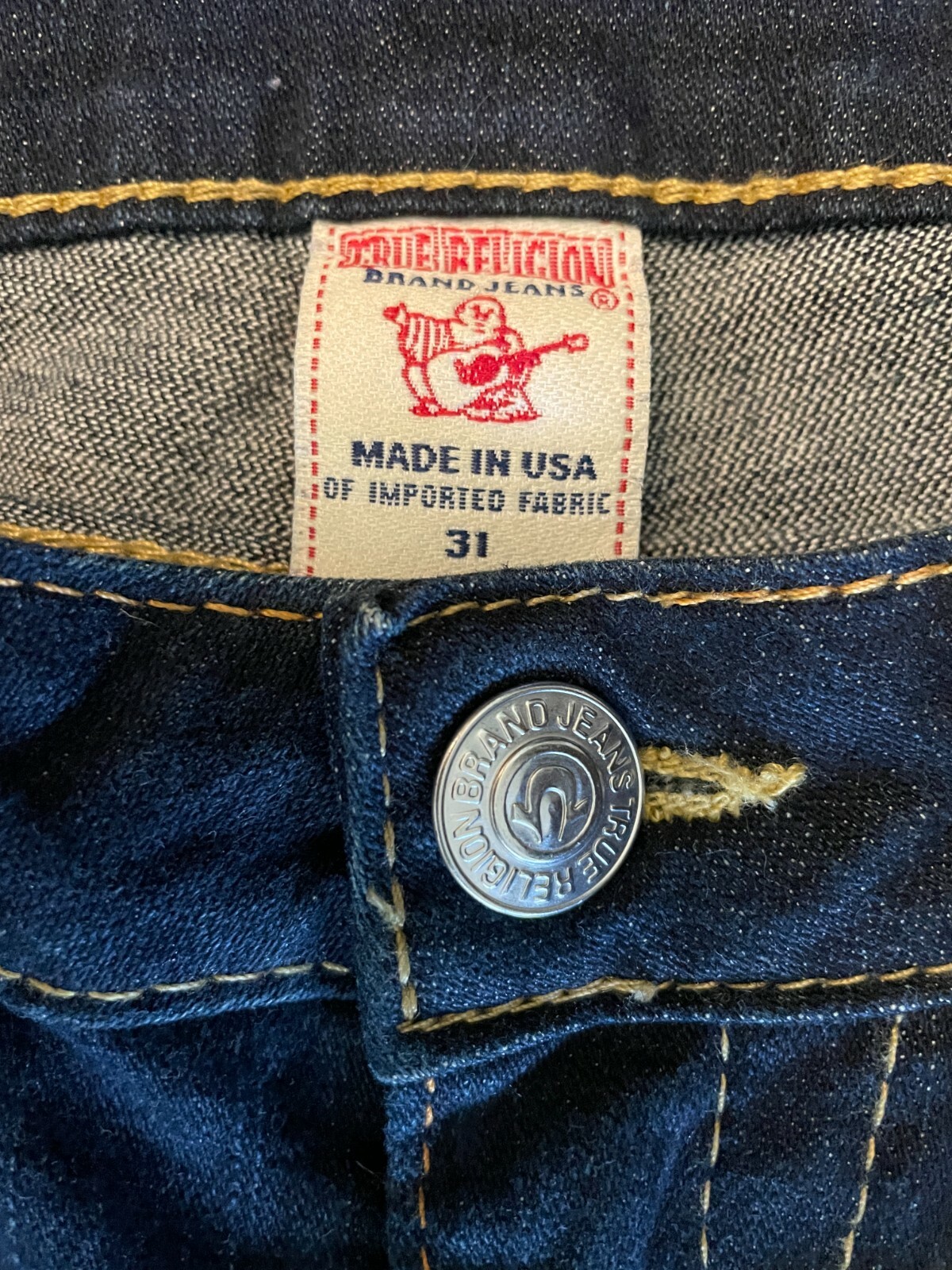 Classic Womens True Religion Jeans Cut#604727 Style#10-503 Made In USA Boot Cut thumbnail 6