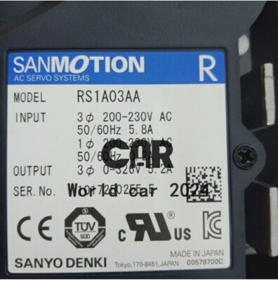 New Sanyo Denki RS1A03AA Servo Drive | eBay