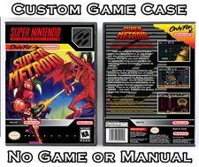 Super Metroid - Super Nintendo SNES Custom Case *NO GAME*