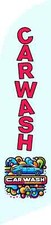 Car Wash Advertising Feather Flag Swooper Sign Car Wash 2