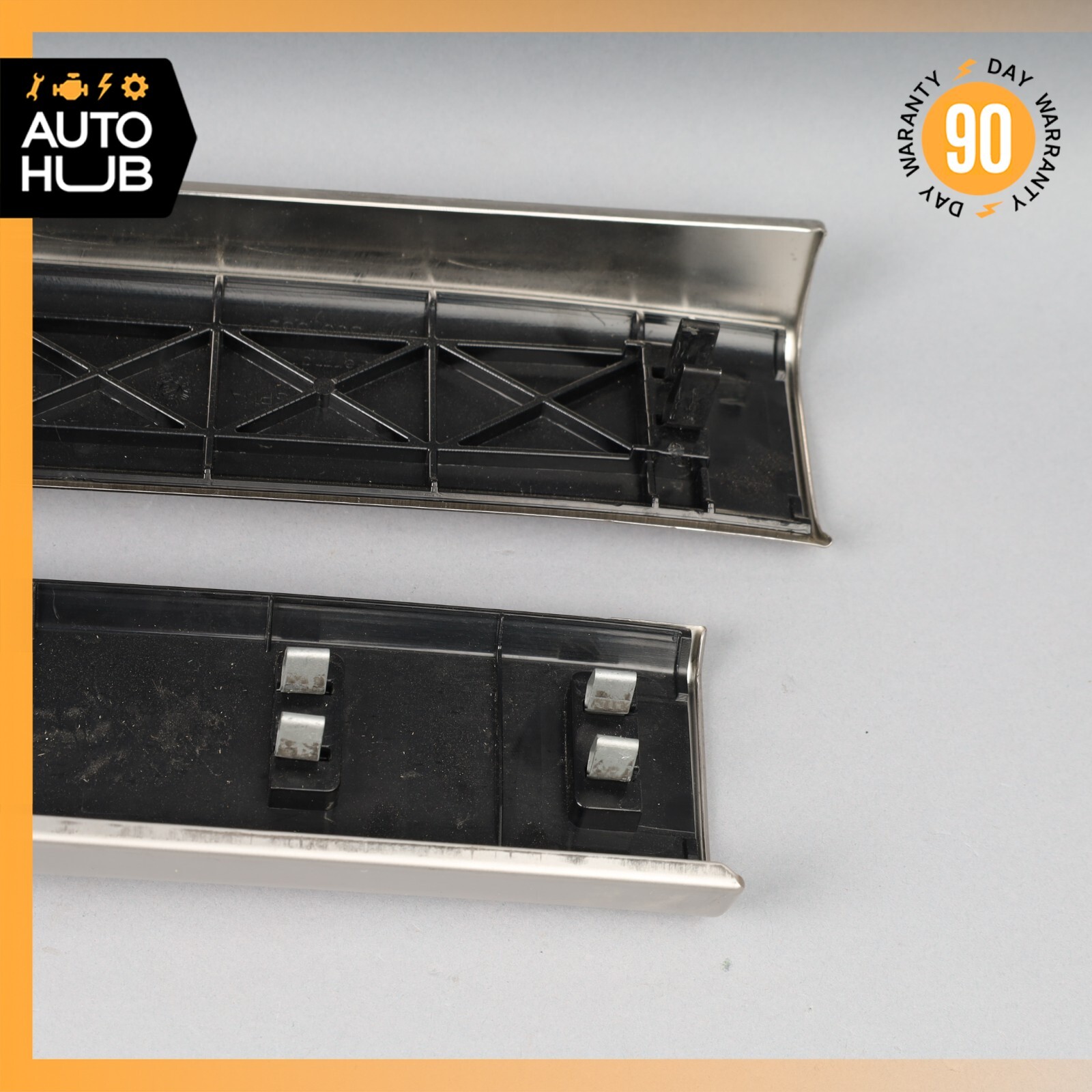 06-13 Bentley Continental Flying Spur Right Side Door Step Sill Set of 2 OEM 80k