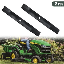 2 PC Lawn Mower Blade set- 42" John Deere  OEM #'s AM137327,AM141032,M154061 new