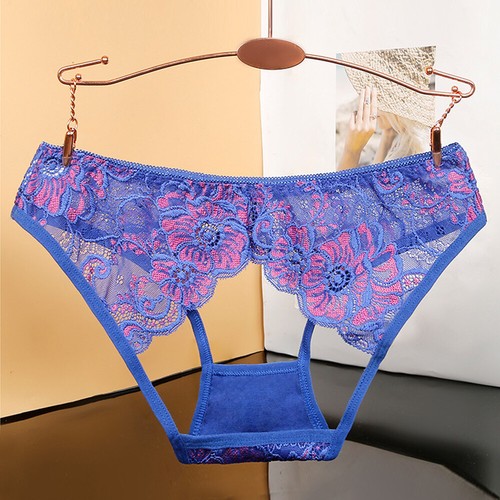 Damen-Höschen Unterwäsche Dessous Tanga Slips Bestickt Atmungsaktiv / - Picture 8 of 30