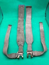 Original WW2 Pattern British Army L Straps Pair - 37 Pattern Webbing Haversack