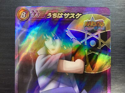 Ω10 Sasuke Uchiha Super Rare Naruto Miracle Battle Carddass