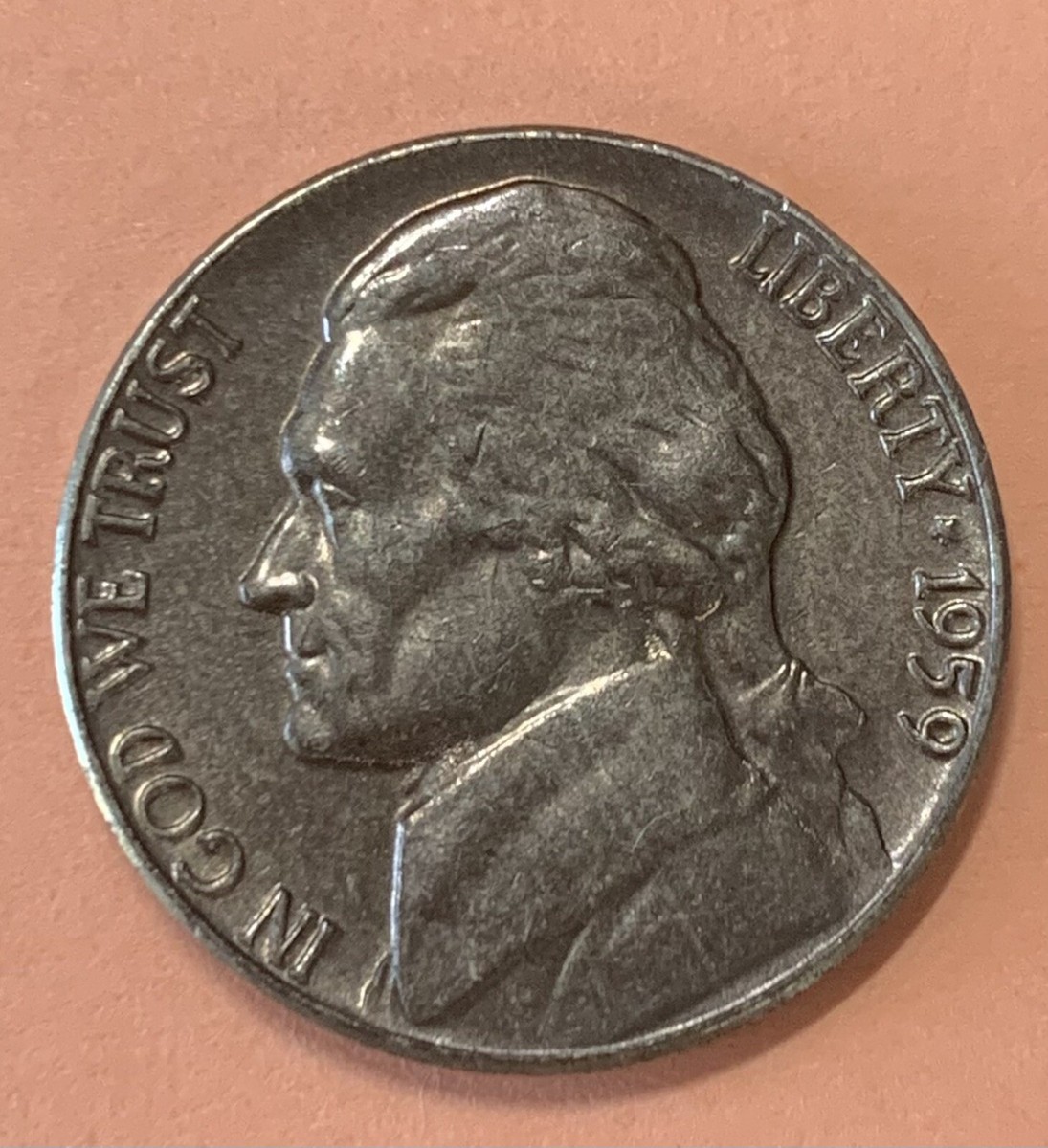 1959-P JEFFERSON NICKEL, 