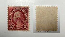 Very Rare George Washington Red 1923 2 Cent Stamp
