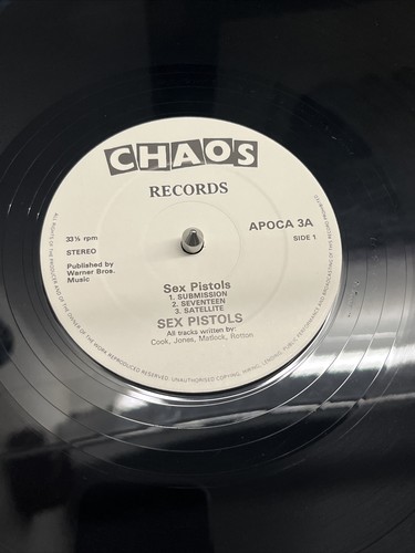 Sex Pistols The Mini Album Vinyl LP - Apoca 3- Chaos Label-Play Tested XLNT - Picture 8 of 15