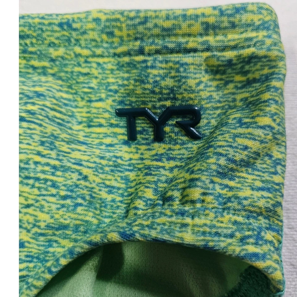 Calzoncillo de natación para hombre TYR 32 M verde brezo entrenamiento de rendimiento CL001UM Foto 3 de 4