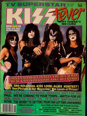 TV Superstar Magazine KISS Fever August 1980. Mostly Dedicated To KISS, + more