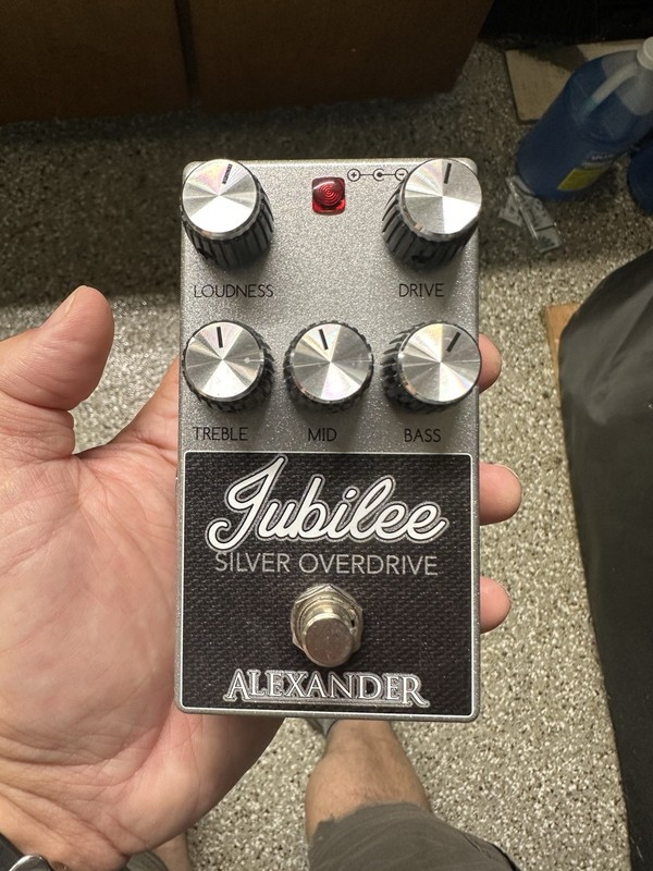 Alexander Jubilee Silver Overdrive Guitar Effects Pedal Marshall