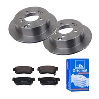 ATE Bremsscheiben Ø262MM + BremsbelÄGe Hinten FÜR KIA Sportage II Magentis