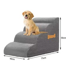 Stairs for Large Dog Cat High Density Soft Sponge Small Dog Ramp Ladder Stair