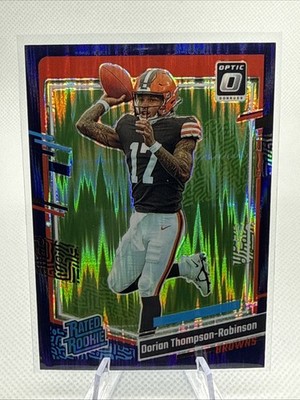 2023 Panini Donruss Optic - Rated Rookie Dorian Thompson-Robinson #225 Purple...