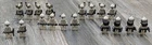 Lego Star Wars Lot Of 18 Minifigures Phase 1 Clone Troopers W/Accessories
