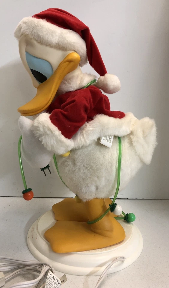 Vtg Animated Donald Duck 19”, Santa’s Best Mickey Unlimited Christmas Lights - Image 2 of 4