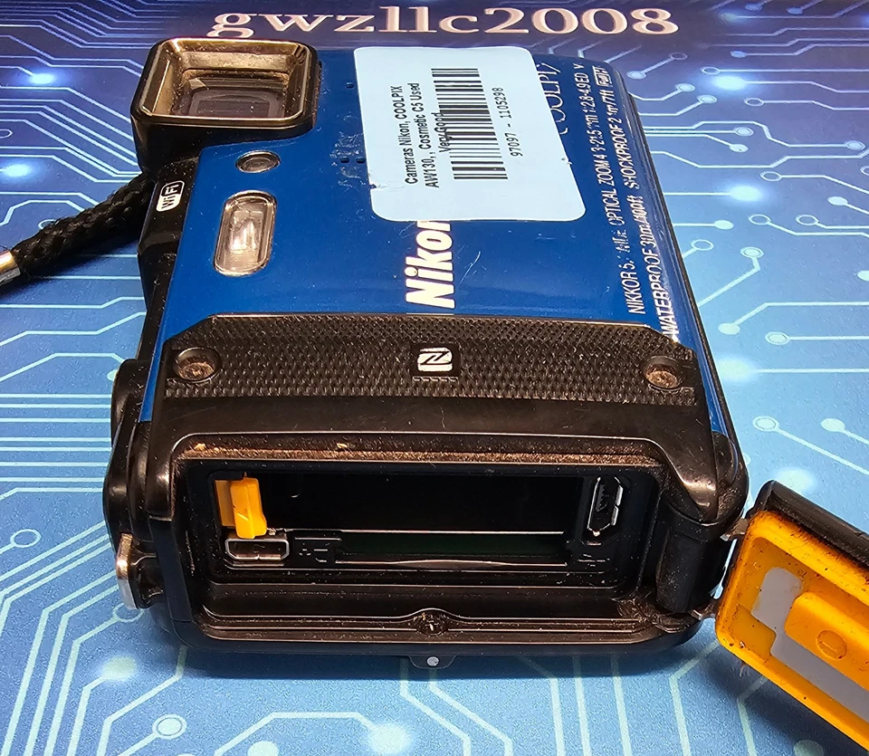 Nikon COOLPIX AW120 16MP Waterproof Shockproof WiFi Camera for parts - Image 3 of 4