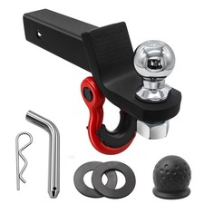 Heavyduty Tow Shackle Hitch Ball Mount For 2 Receiver 7500 Lbs Capacity Heavyduty Tow Shackle Hitch Ball Mount For 2 Receiver 7500 Lbs Capacity
