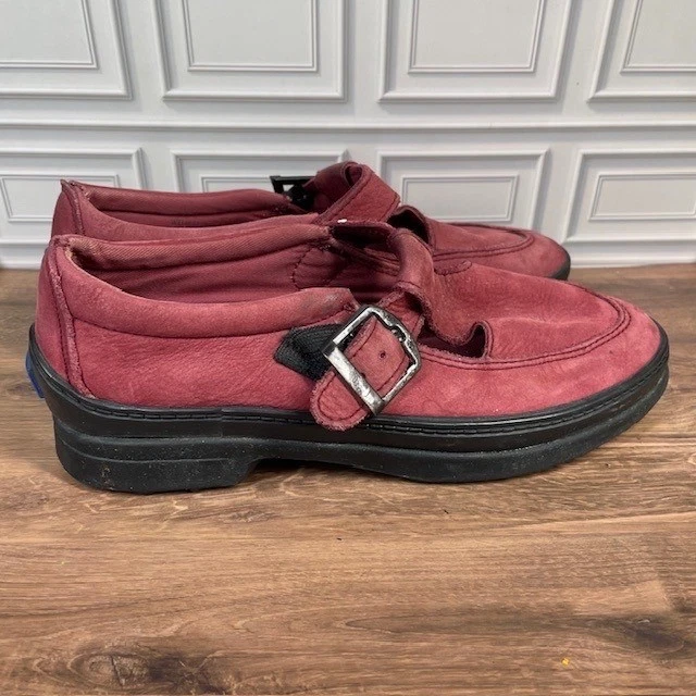 Keds Outdoor Mary Jane Red Suede Leather Buckle Strap Comfort Walking Shoes 5.5 - Image 3 of 4