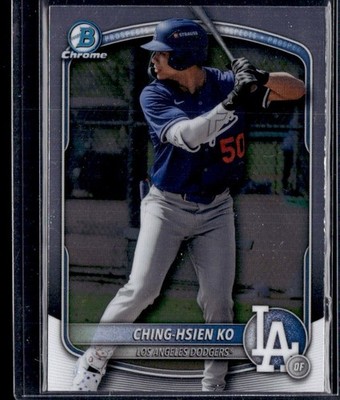 CHING-HSIEN KO 2025 BOWMAN DRAFT CHROME LOS ANGELES DODGERS #BDC-165