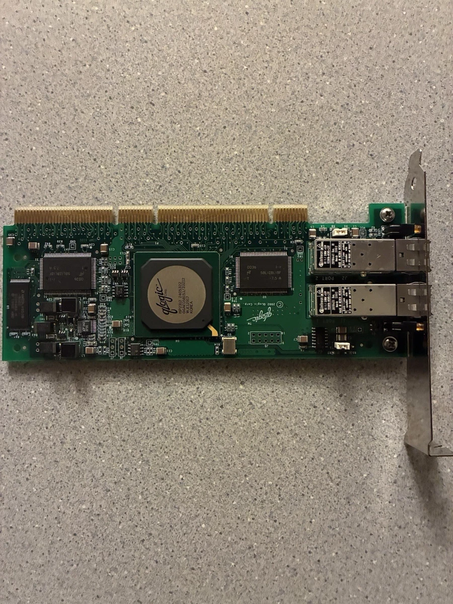 Tarjeta De Red Qlogic, 2 Puertos Fibra Óptica, 8gb Fc Pci 8x