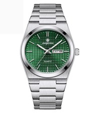 POEDAGAR Orologio Uomo Moda Impermeabile Quarzo Orologio Luminoso Acciaio Inox Classico