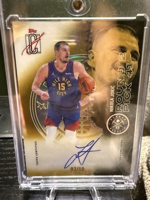 Nikola Jokić 2026 Topps Signature Class Auto Gold Parallel /10