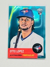 2022 Topps Chrome Platinum Anniversary Otto Lopez #429 Aqua Lava Refractor /299
