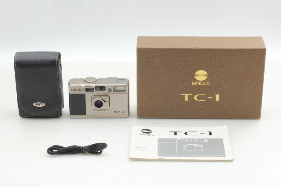 Все работает!【 N новый+++ в коробке 】 Пленочная камера Minolta TC-1 Point & Shoot из Японии - Изображение 3 из 4