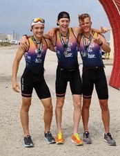 Mens Ironman USA Tri Suit Triathlon Skinsuit Medium