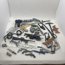 40 Pieces Mixed Lot of Parts, Accessories, Weapons Modern  Vintage - Hong Kong