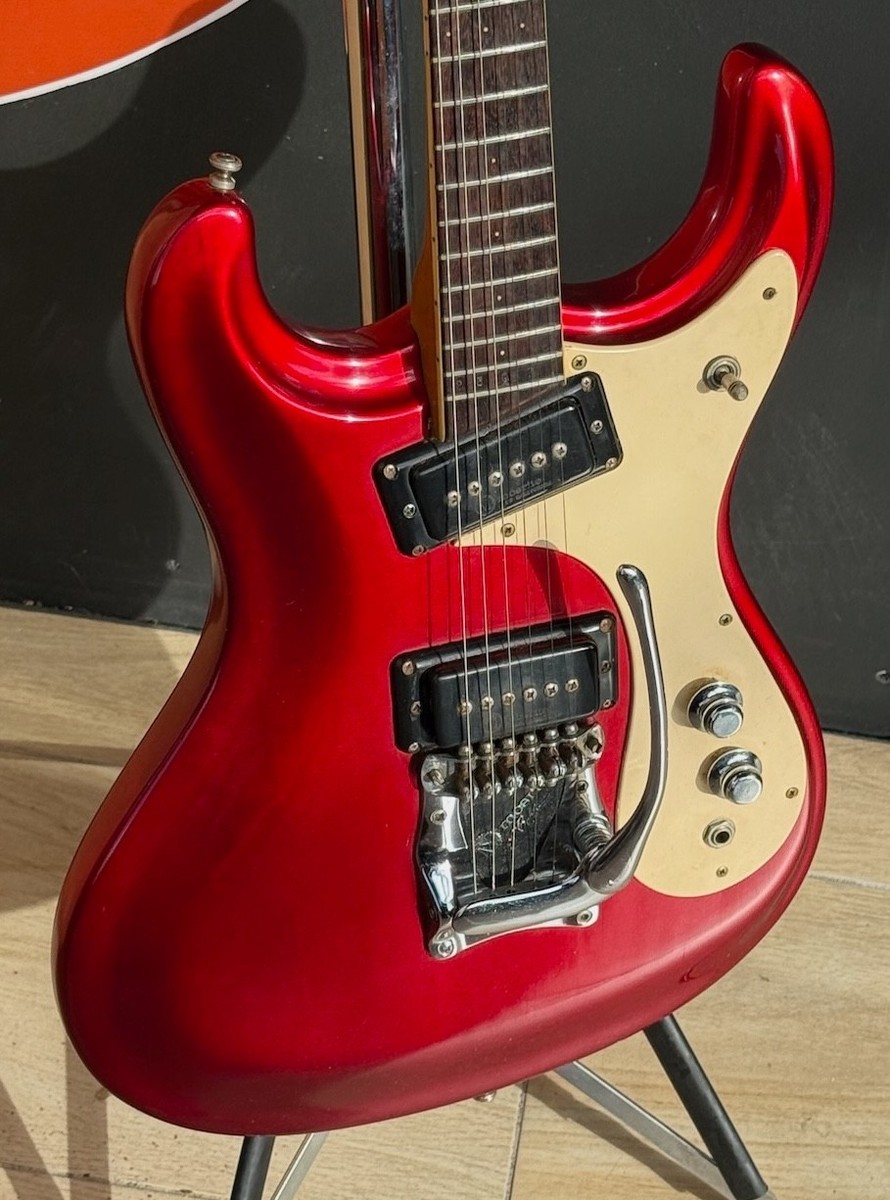 1965 Mosrite Ventures guitar in the rare Candy Apple Red 1 of a