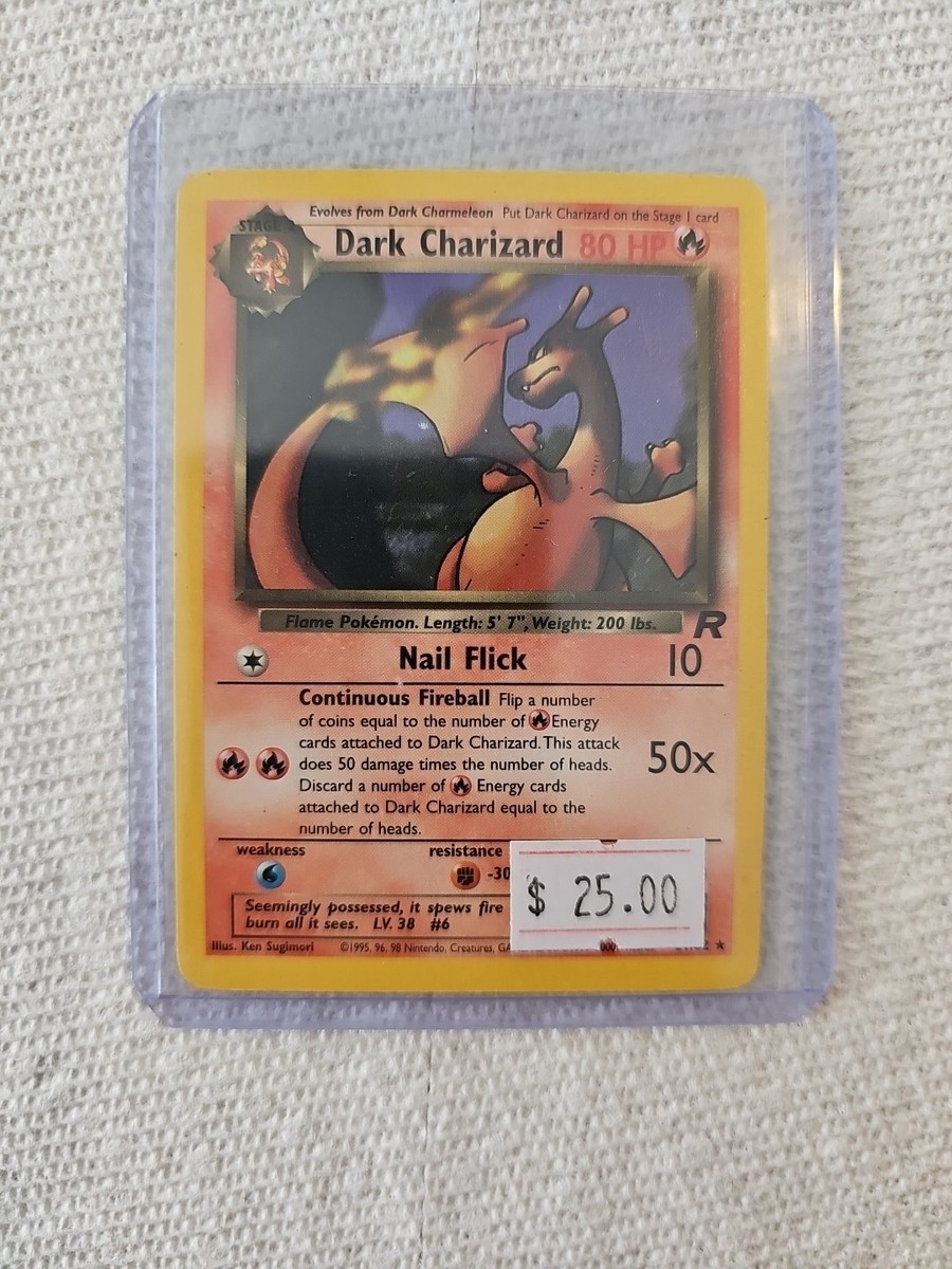 dark charizard pokemon card 21/82 Dark Charizard 21/82 Team Rocket Regular