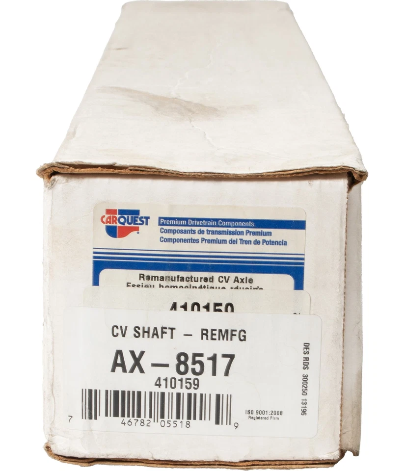 Восстановленная передняя левая ось CV Carquest в сборе подходит для Ford Taurus AX-8517 1987-07 годов выпуска - Изображение 3 из 4