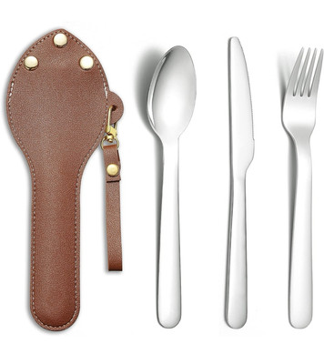 Piece Travel Cutlery Set, Stainless Steel Cutlery Set With