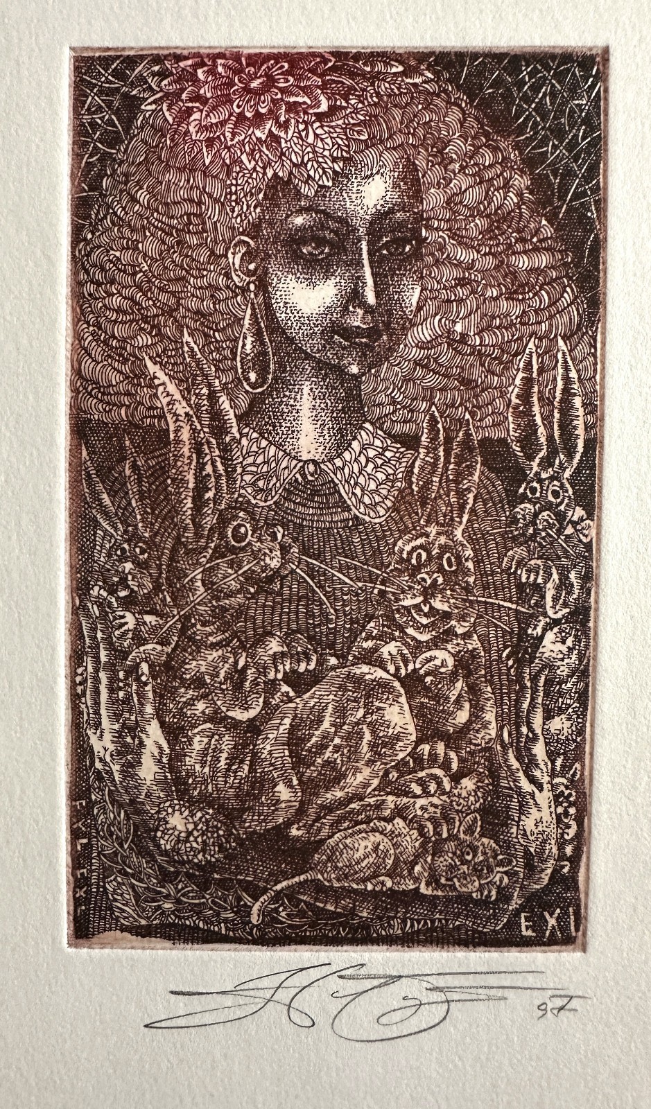 Exlibris bookplate Hana Capova