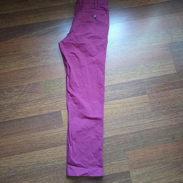 Men Incotex Trousers Pink 34 / L / 50