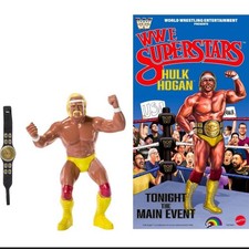 WWE LJN MATTEL SUPERSTARS HULK HOGAN 8" ACTION FIGURE 1980s RETRO NEW IN HAND 