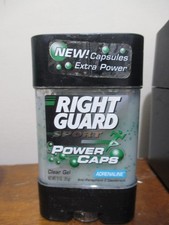 Right Guard Sport Power Caps Gel adrenaline Antiperspirant  Deodorant 3 oz