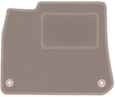 Fahrermatte Fußmatten Automatten Velours Beige für Porsche Cayenne III 2018-